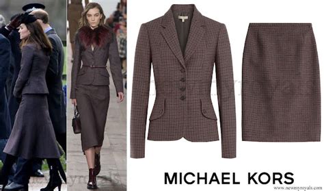 kate midgleton michael kors guncheck wool tweed suit women|Michael Kors Blazers, sport coats and suit jackets for Women.